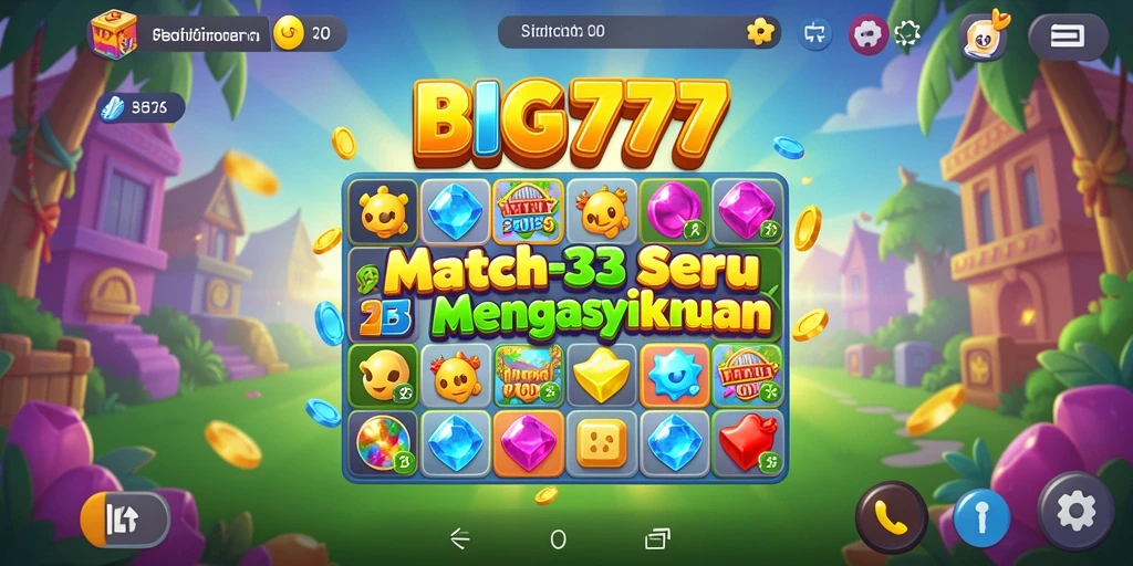 Tampilan gameplay <strong>BIG777</strong> yang seru dan penuh warna.
