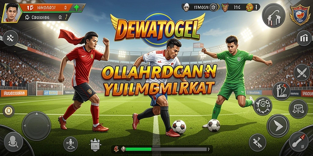 Screenshot DEWATOGEL menampilkan gameplay seru di berbagai mode olahraga.