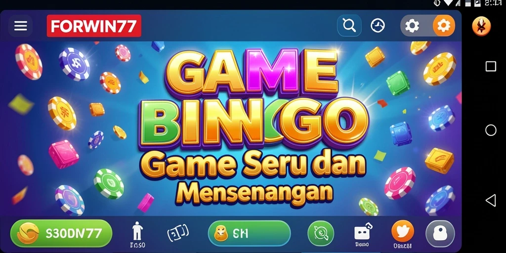 Tampilan gameplay Bingo yang seru dan interaktif.
