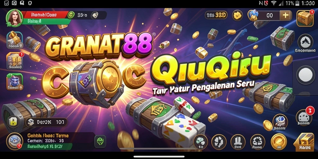 Tampilan gameplay QiuQiu yang menarik dan seru.