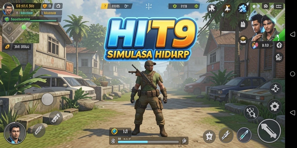 Tampilan menarik dari gameplay <strong>HIT9</strong> menunjukkan keseruan simulasi kehidupan.