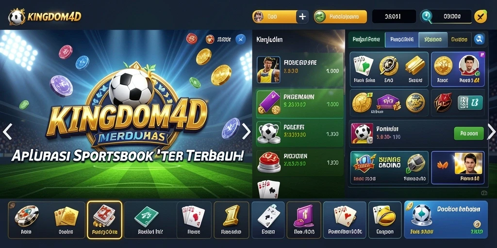 Tampilan gameplay <strong>KINGDOM4D</strong> yang menarik dan interaktif saat bertaruh.