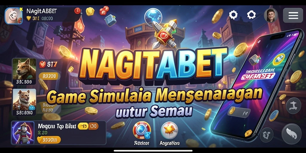 Tangkapan layar NAGITABET yang menampilkan gameplay simulasi yang mendebarkan.