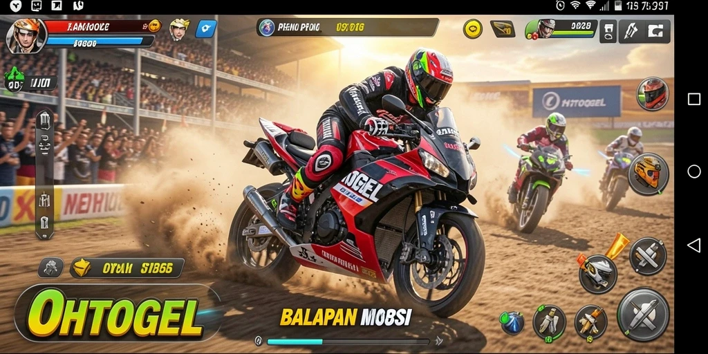 Gameplay seru dari balapan motor di OHTOGEL.
