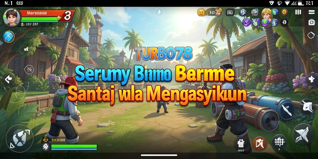 Tampilan gameplay Casual yang menyenangkan dari TURBO78.