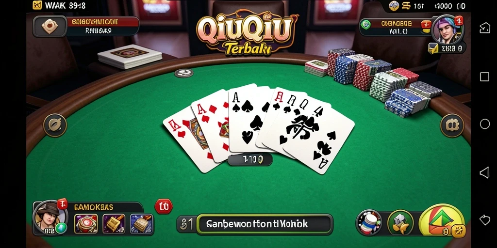 Tampilan gameplay seru dalam WAK89 QiuQiu.