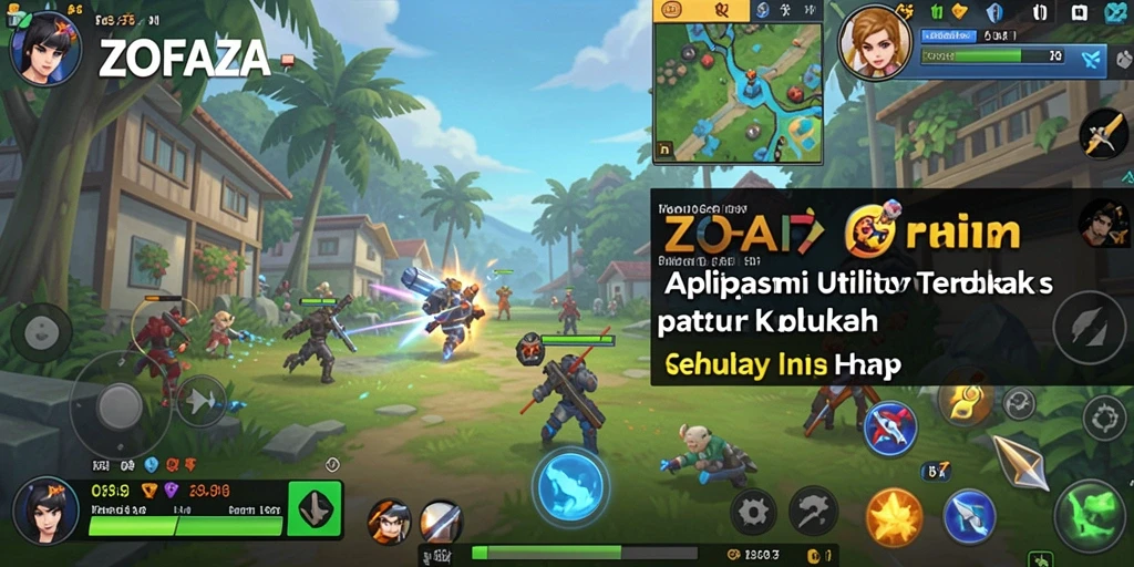 Tampilan antarmuka pengguna ZOFAZA yang berfungsi dan intuitif.